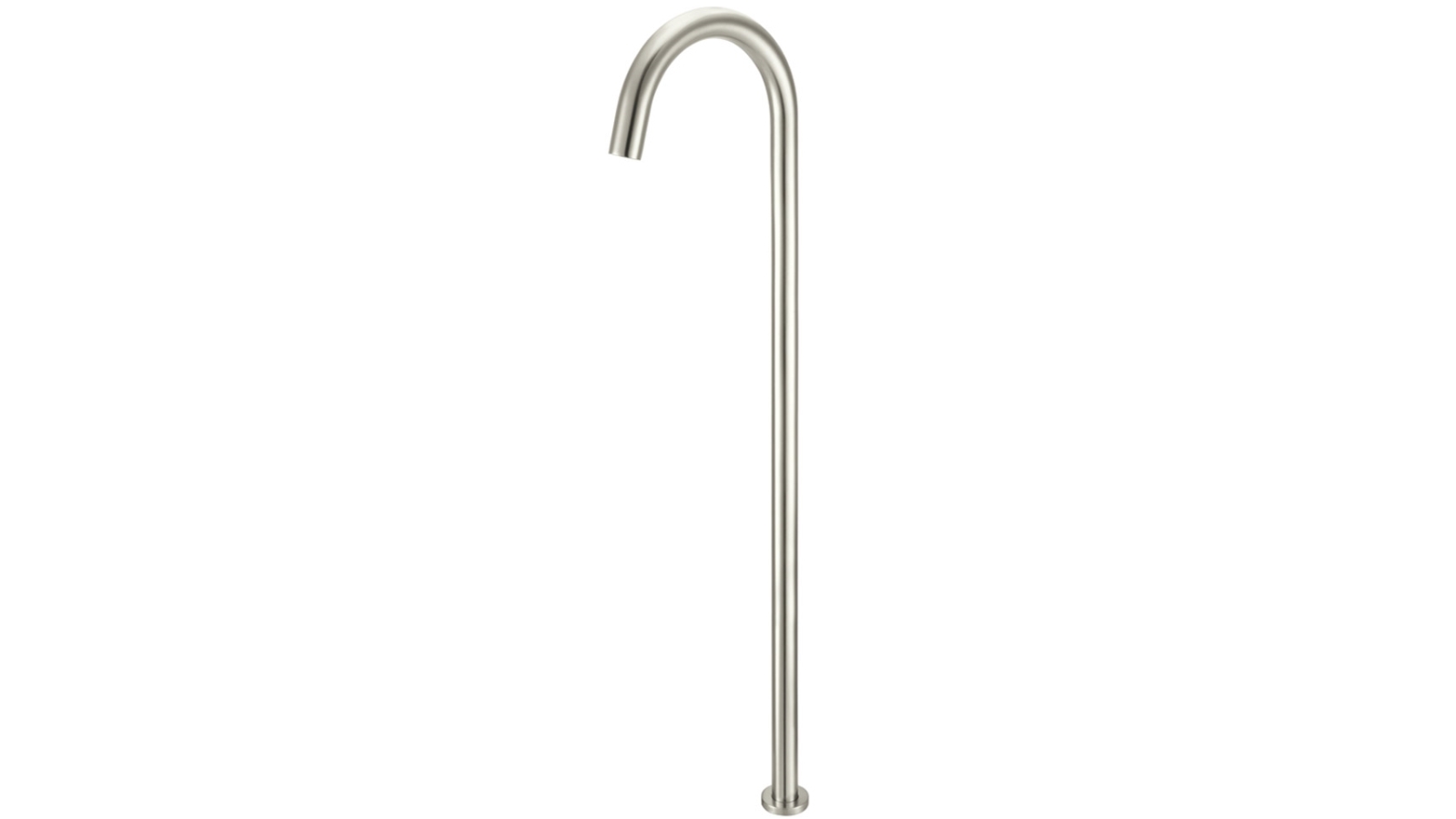 Meir Round Freestanding Bath Spout - PVD Brushed Nickel