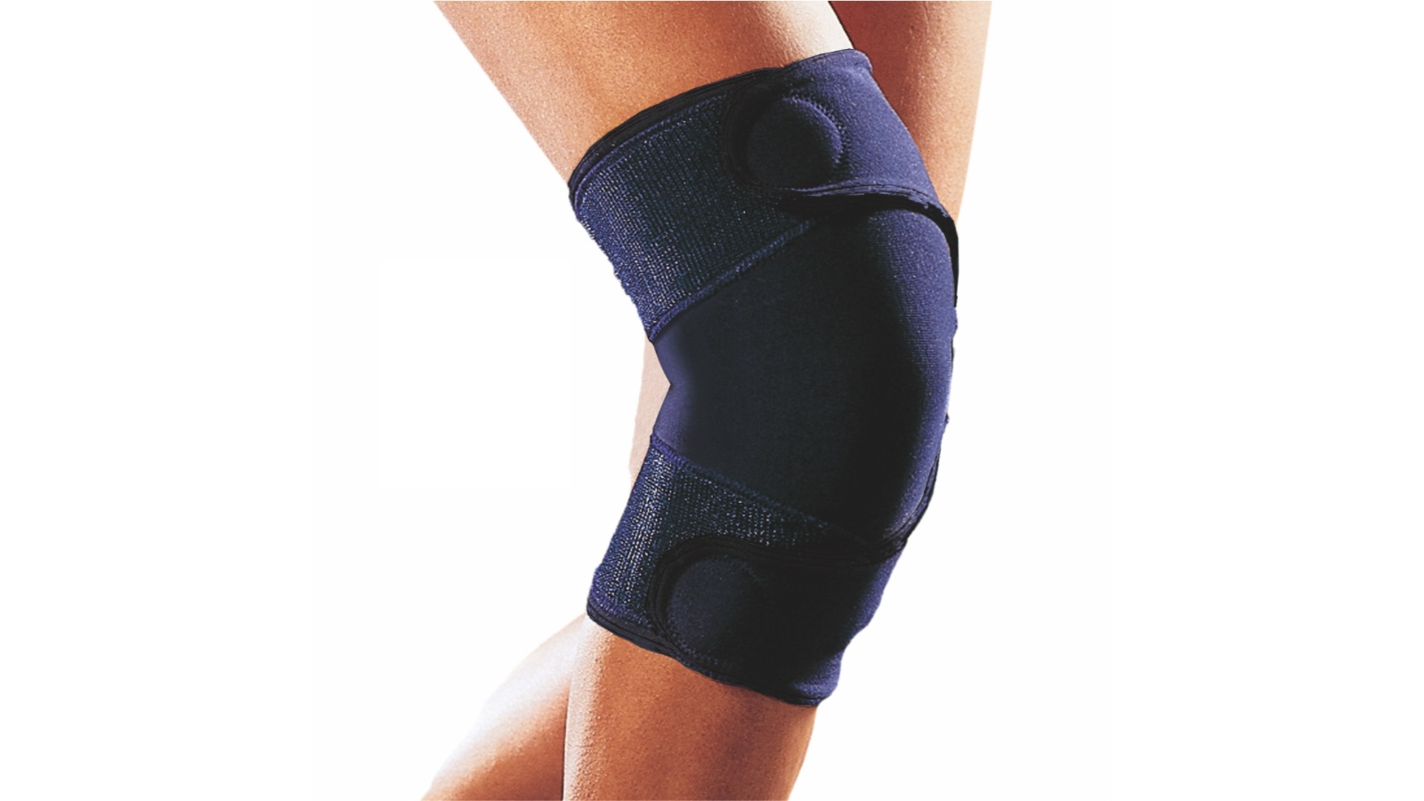 M-Brace Blue Knee Wrap Brace - Regular