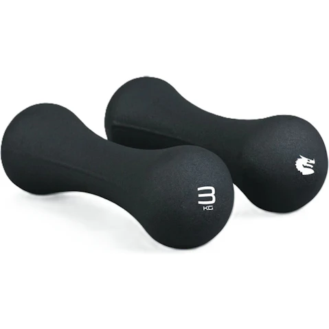 Morgan Sports Pair Neoprene Bone Shape Dumbbell - 3kg