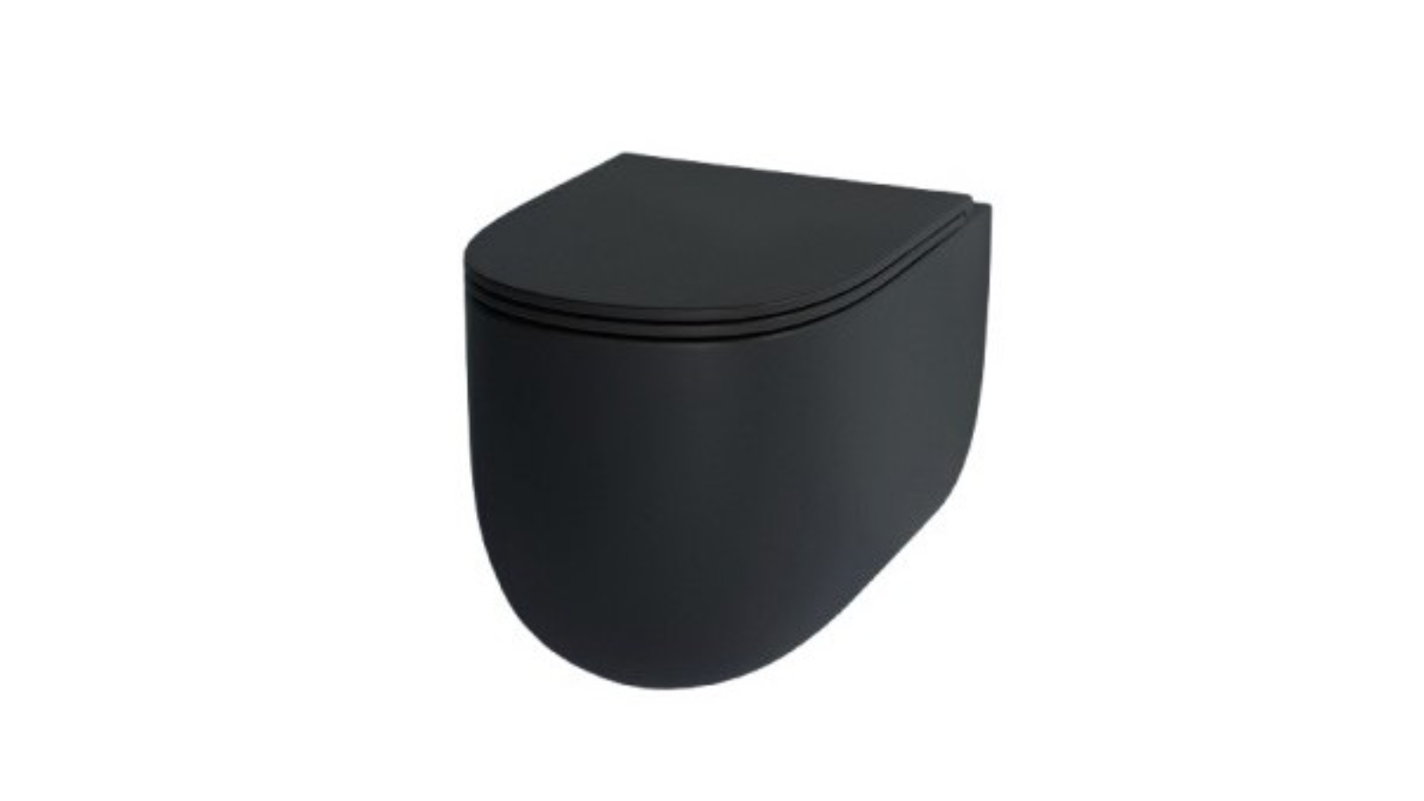 Studio Bagno Milady Wall Hung Package with Expert Evo Pneumatic Cistern & Frame - Matte Black