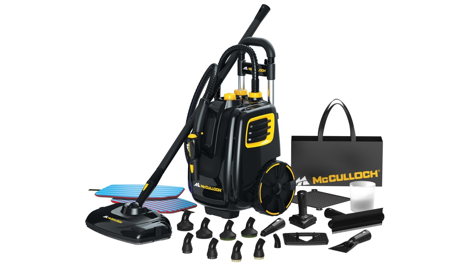 McCulloch MC1385 Deluxe Canister Steam Cleaner Harvey Norman