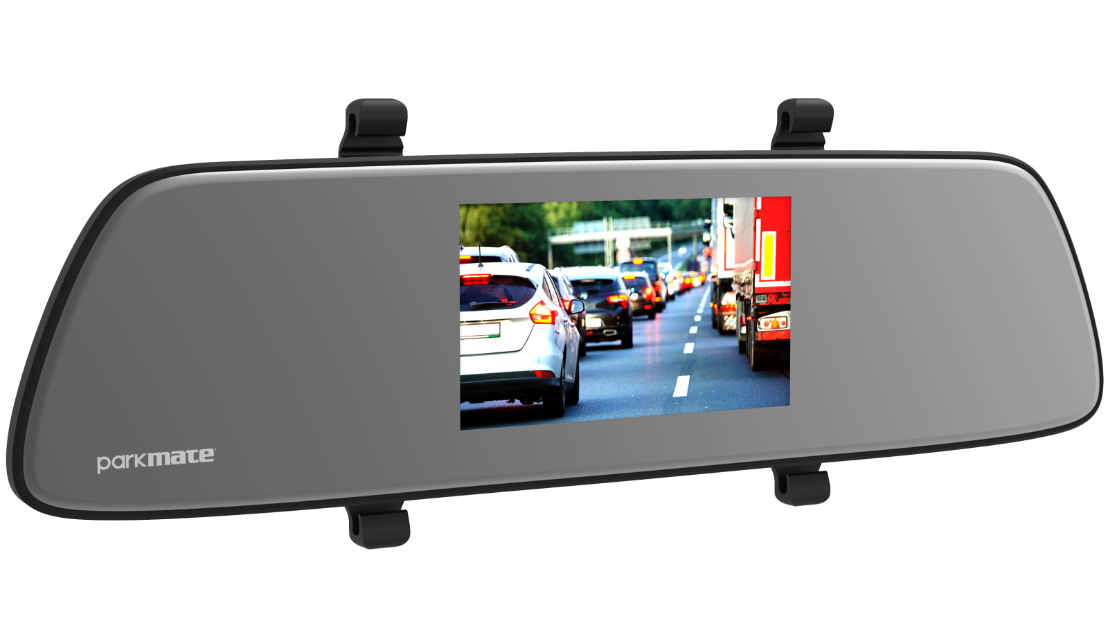 Parkmate 5inch Touch Screen DVR Mirror with FHD Front & Rear Cameras