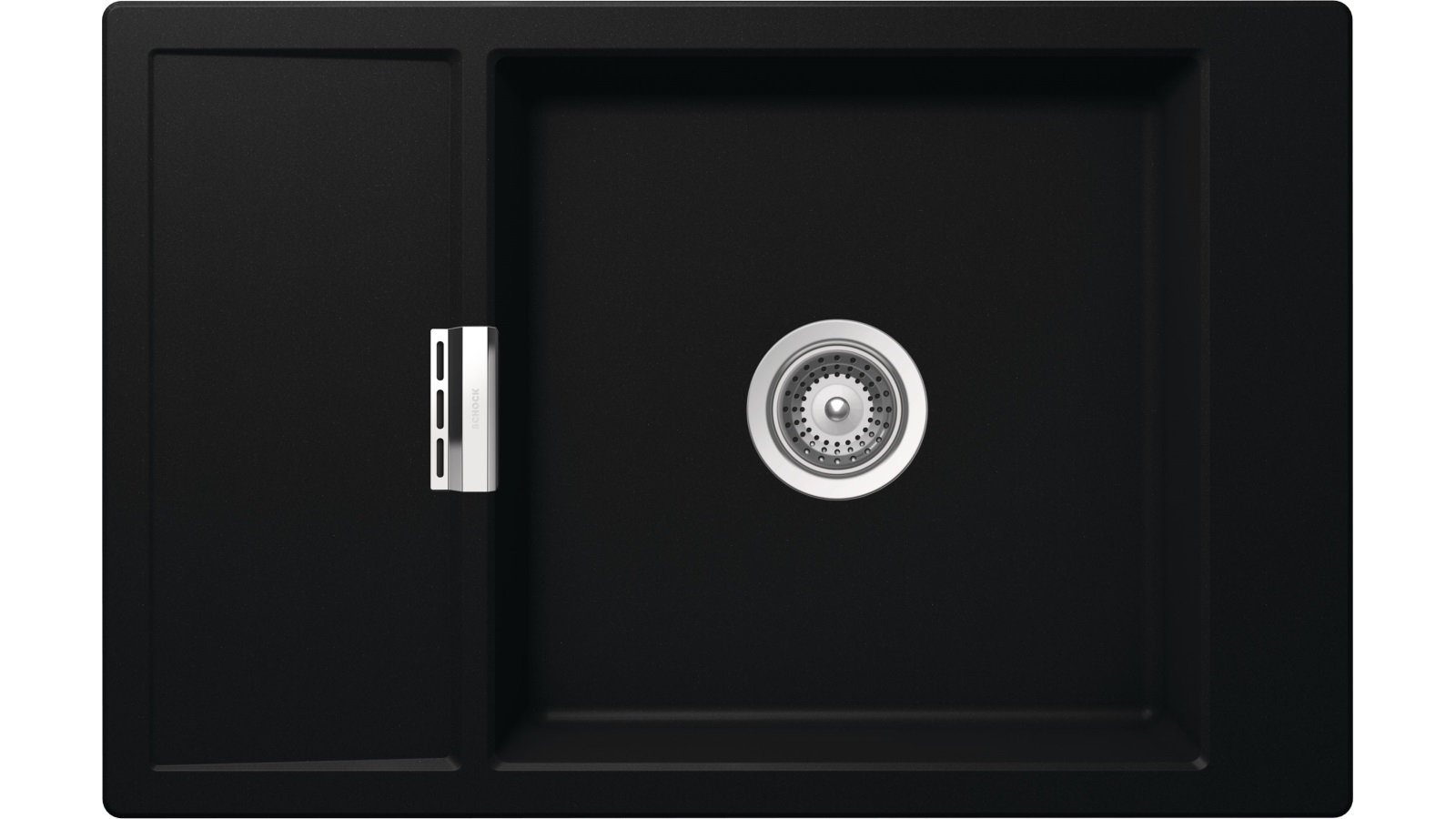 Schock Green Line Mono Single Bowl Sink with Small Drainer Night Harvey Norman