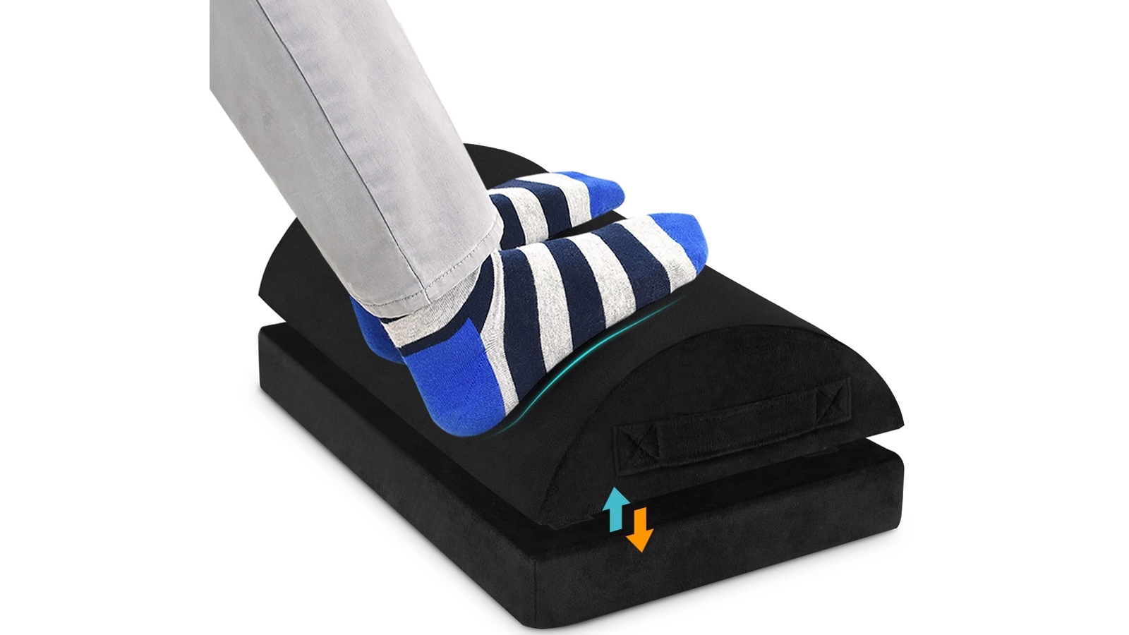 STARRY EUCALYPT Adjustable Cushion Foot Rest Stool Foam Pillow | Harvey ...