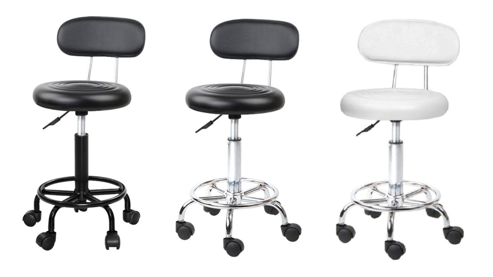 ALFORDSON Round Declan Salon Stool