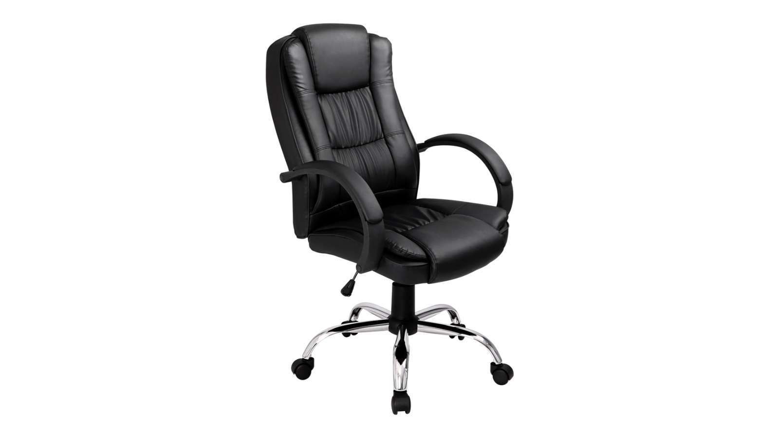 ALFORDSON Wooden Office Chair Tilt Adjustable Black Harvey Norman
