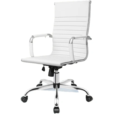 ALFORDSON Office Chair High Back - White