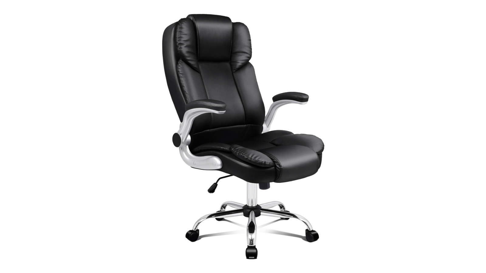 ALFORDSON Onyx Office Chair Executive Leather Seat - Black