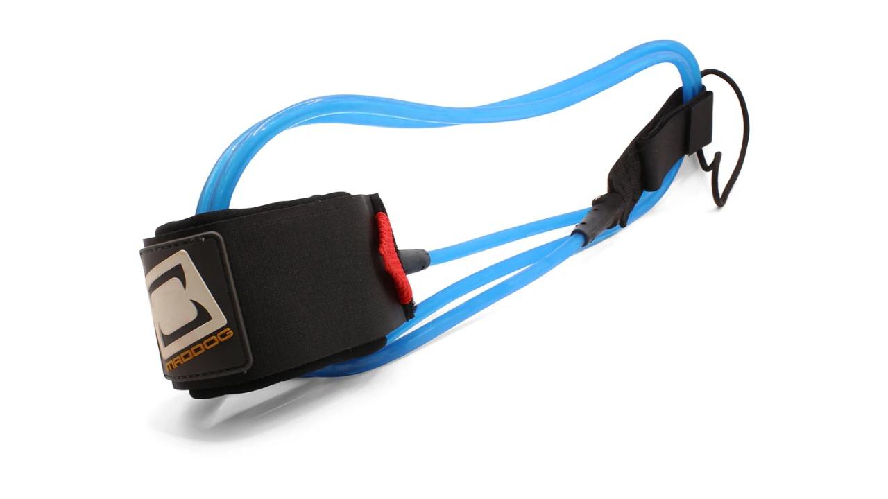 Maddog Blue Double Swivel Surf Leash Leg Rope - 6ft