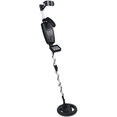 MDetector LCD Screen Metal Detector with Headphones - Black