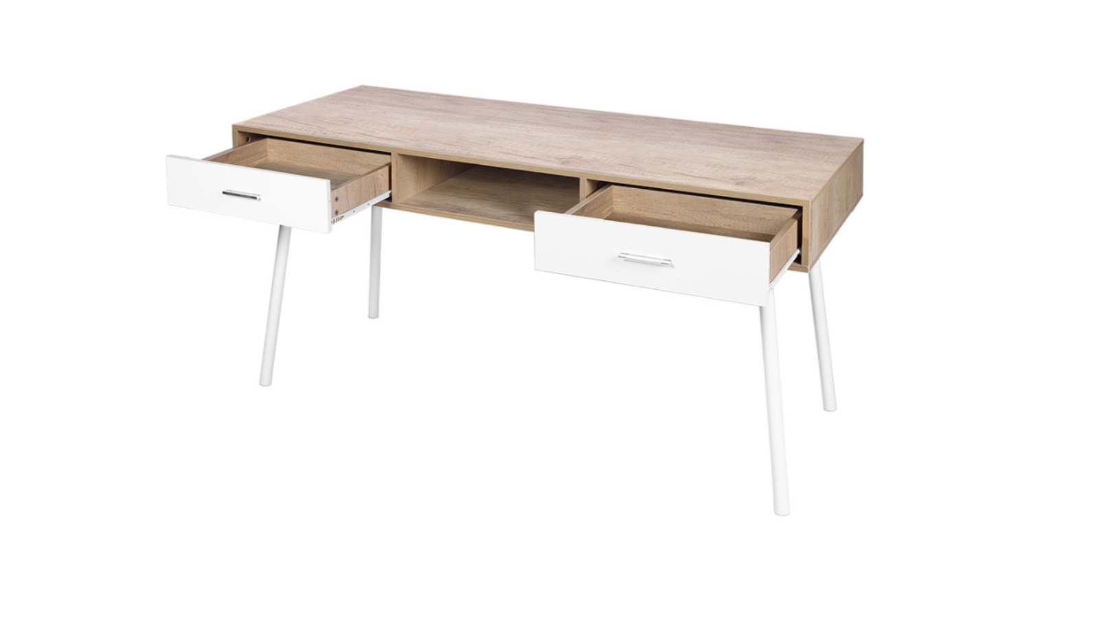 Furb 2Drawer Light Grey Wooden Desk Harvey Norman