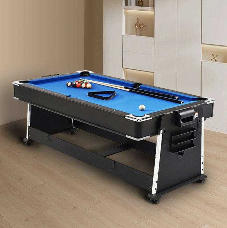 TopOne Sports 7ft 4-in-1 MDF Multi-Functional Convertible Pool Table ...