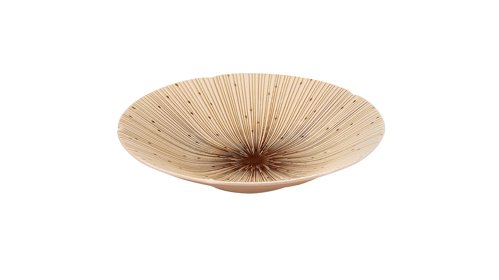 Omotenashi Large Kyo Sendan Plate - Earthern