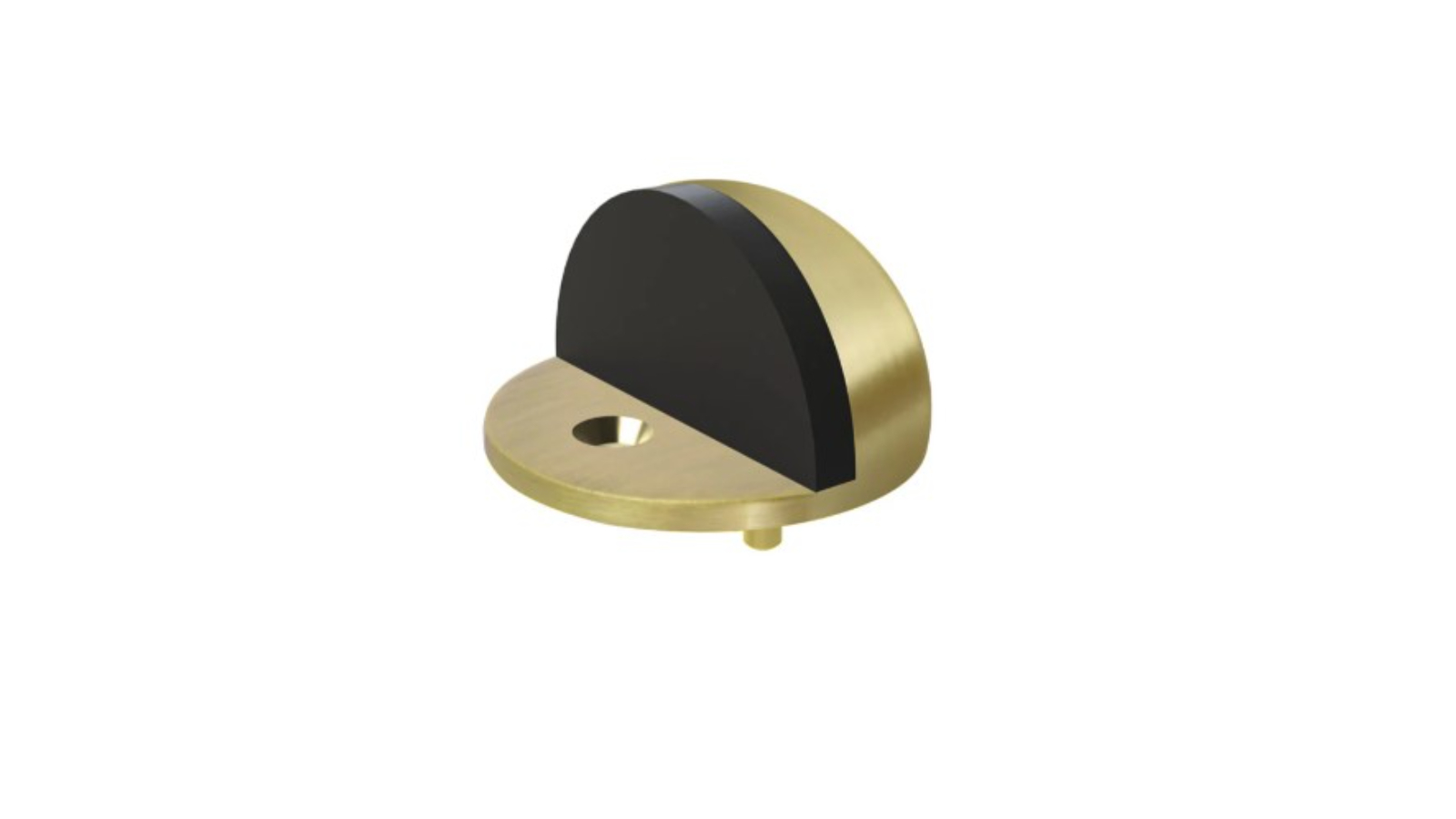 Meir Round Half Moon Door Stop - Tiger Bronze