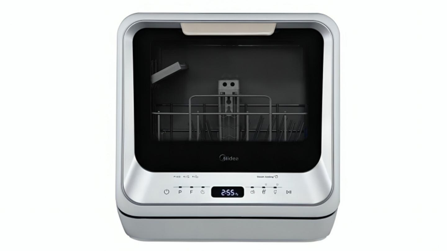 Midea Mini Benchtop Dishwasher Silver