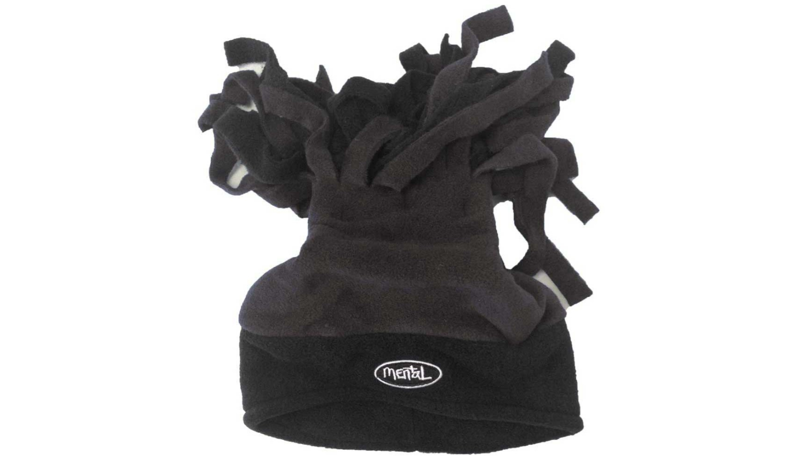Mental Headgear Youth Size Funky Fleece Winter Hat - Black/Gray