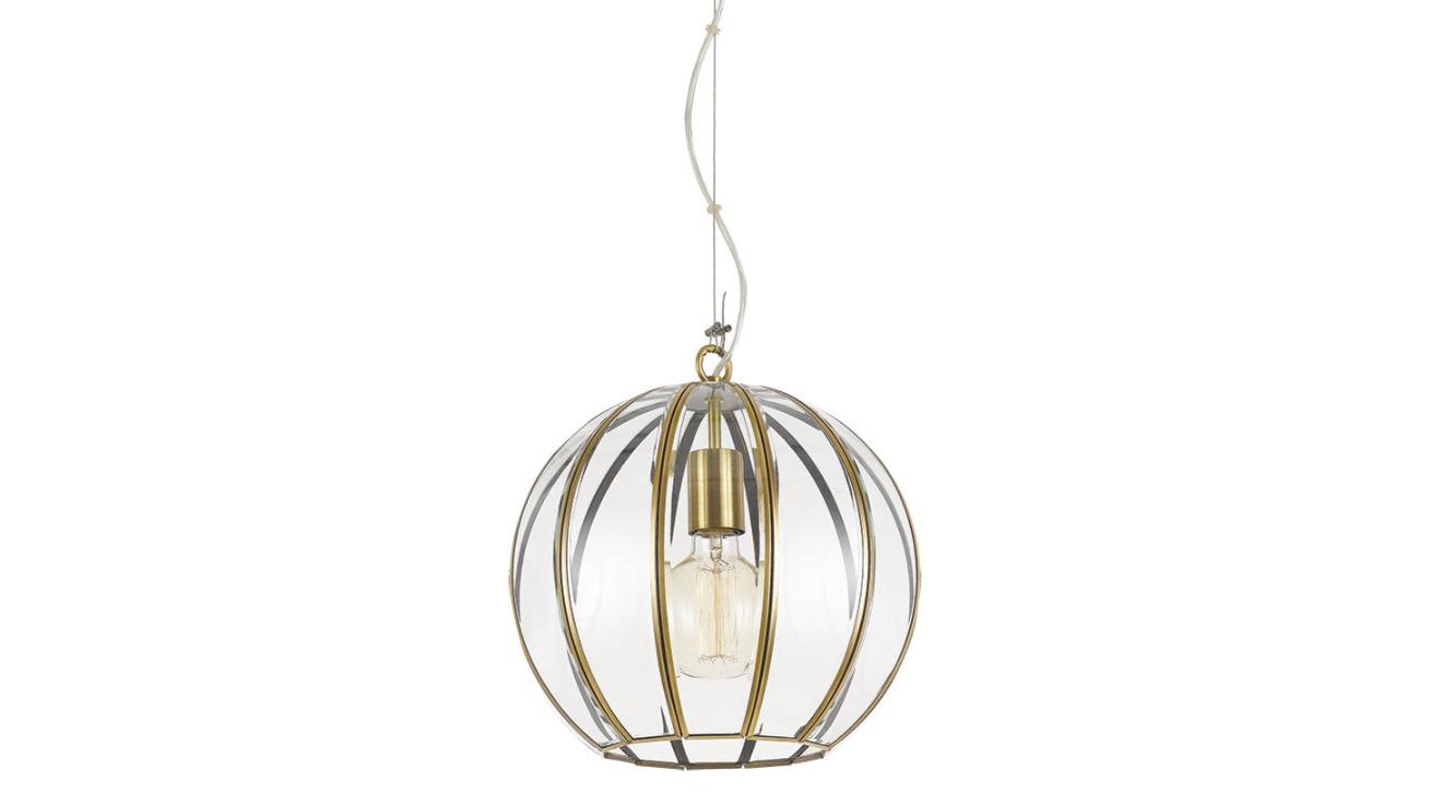 Pretty & Practical Bristol Classic Antique Brass Dome Pendant Light