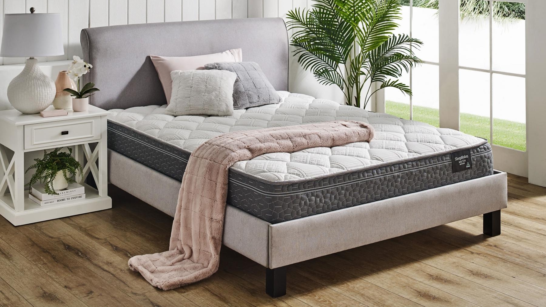 SleepMaker Walton Medium Mattress Queen Harvey Norman
