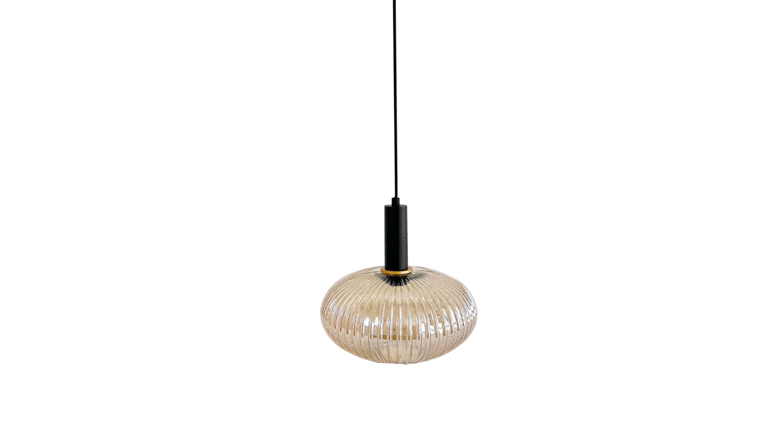 Sylvania Lighting 3 Elegant Curved Glass Contour Pendant Light Lamp