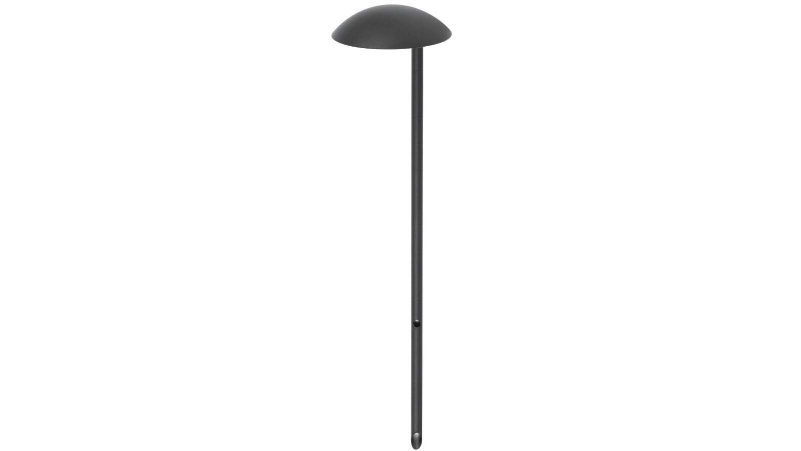 Exterior IP65 12V LED Aluminium Anti-Glare Garden Spike Light - Matte Black