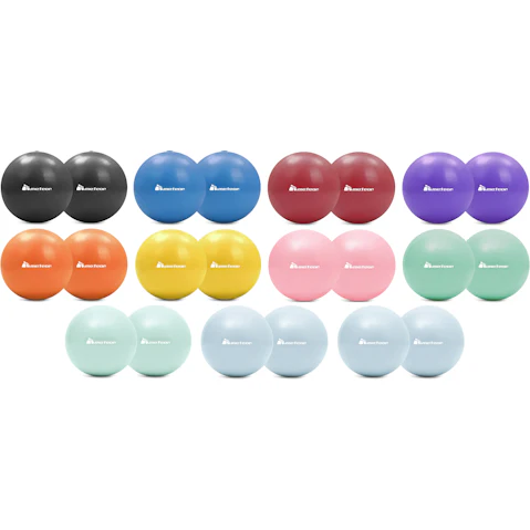 Meteor For The Winners 25cm Dual Pack Yoga Pilates Exercise Ball