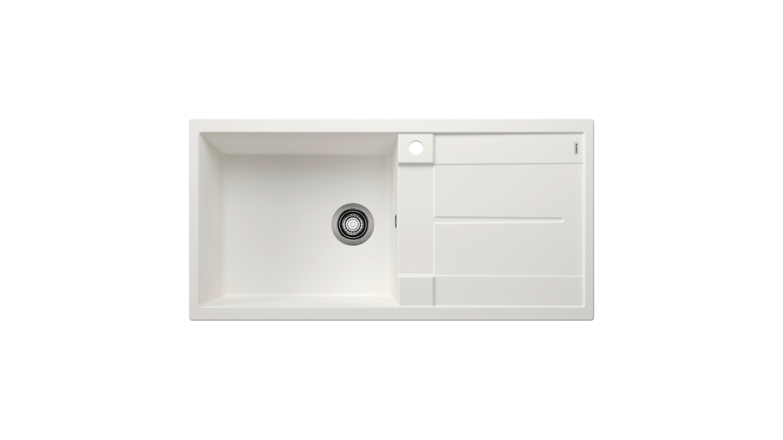 Blanco XL Left Bowl Drain Sink - White