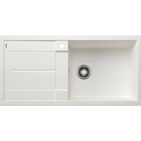 Blanco XL Right Bowl Drain Sink - White