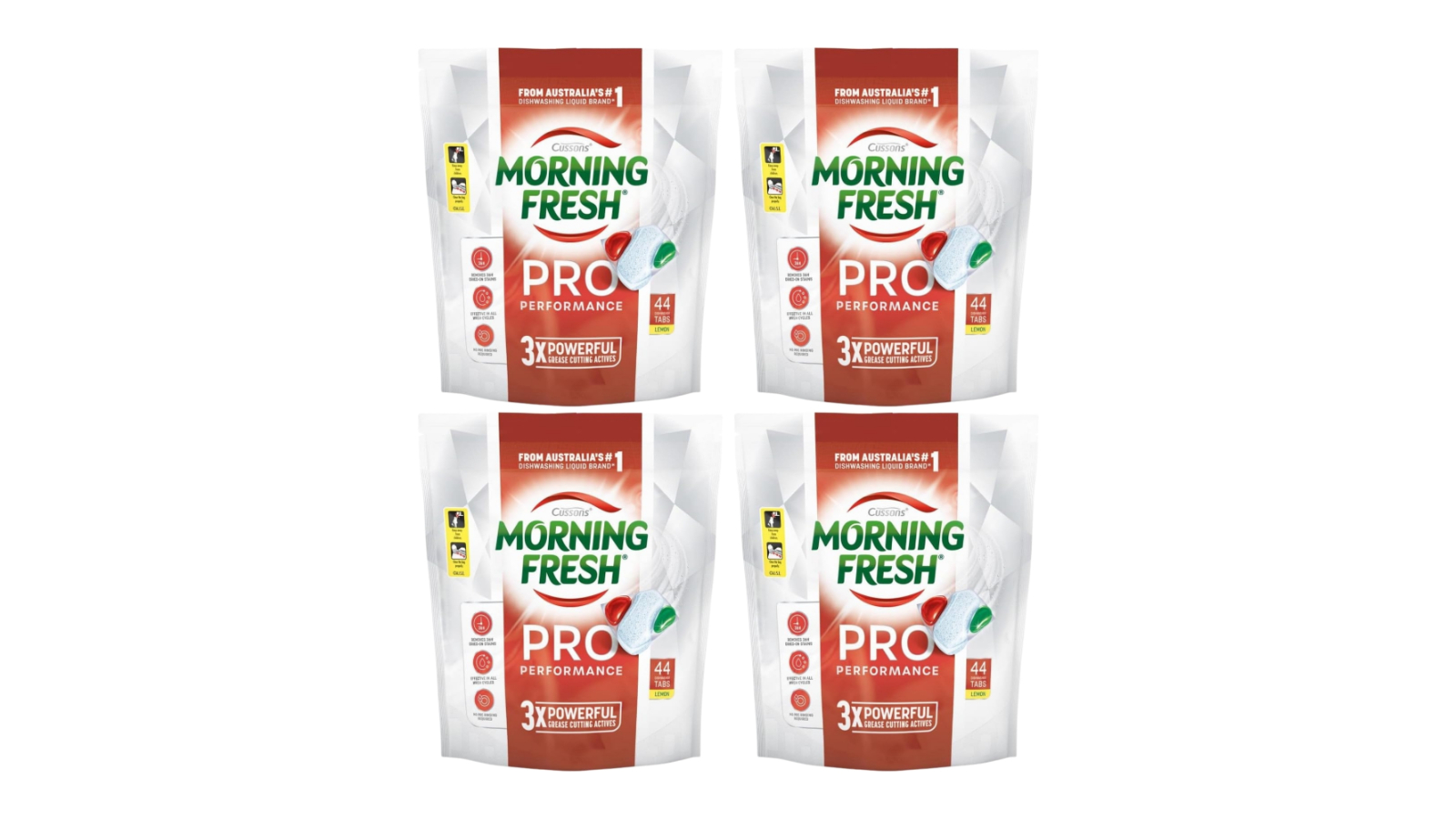 Morning Fresh Pro Performance 176 Lemon Dishwasher Tablet