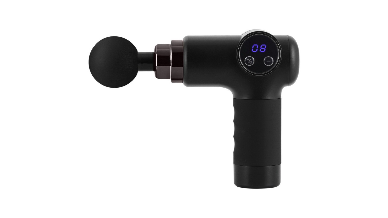 Everfit Chargeable 8-Speed 4 Heads Vibration Muscle Massage Gun - Black