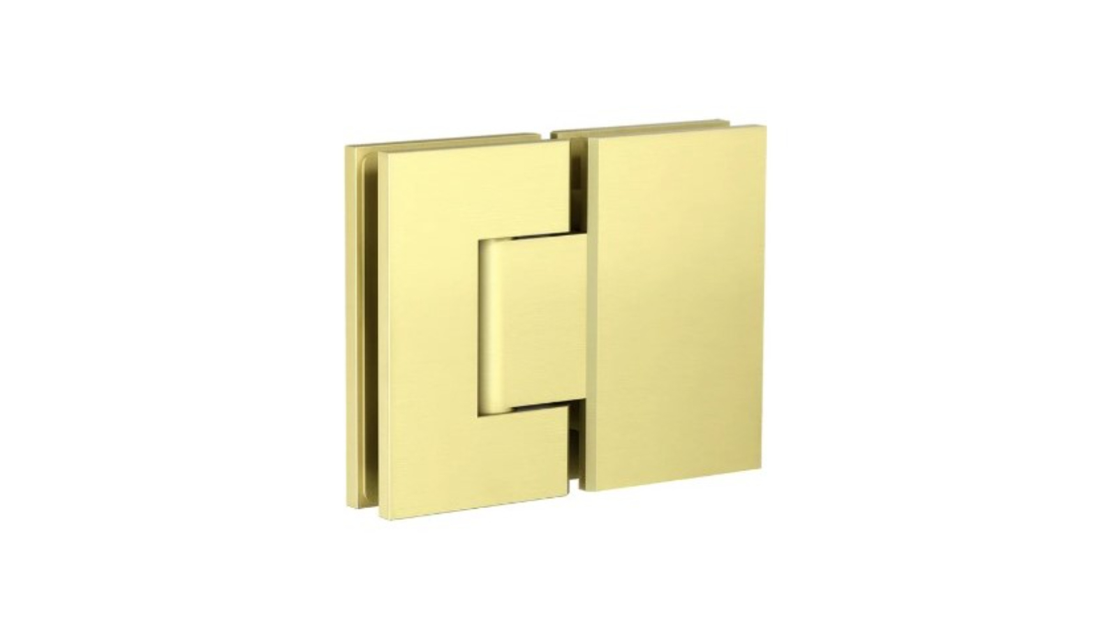 Meir Glass to Glass Shower Door Hinge - Tiger Bronze