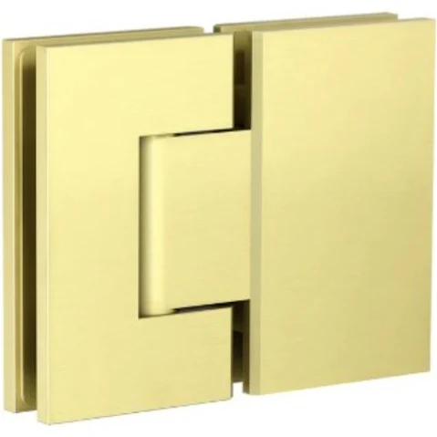 Meir Glass to Glass Shower Door Hinge - Tiger Bronze