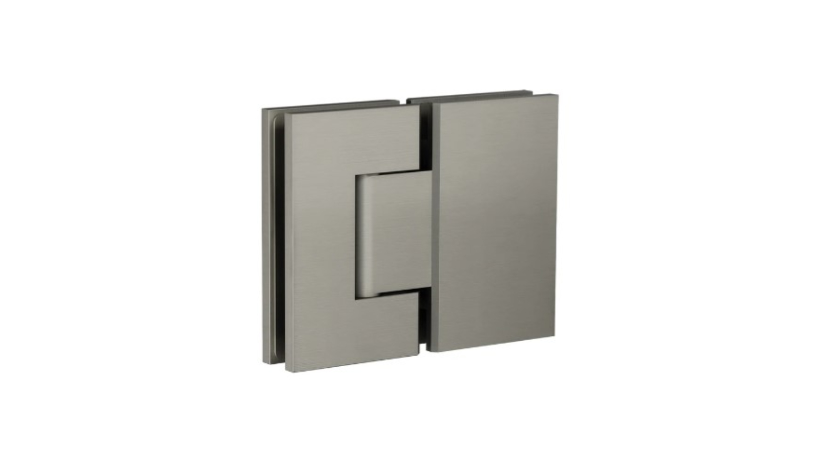 Meir Glass to Glass Shower Door Hinge - Shadow