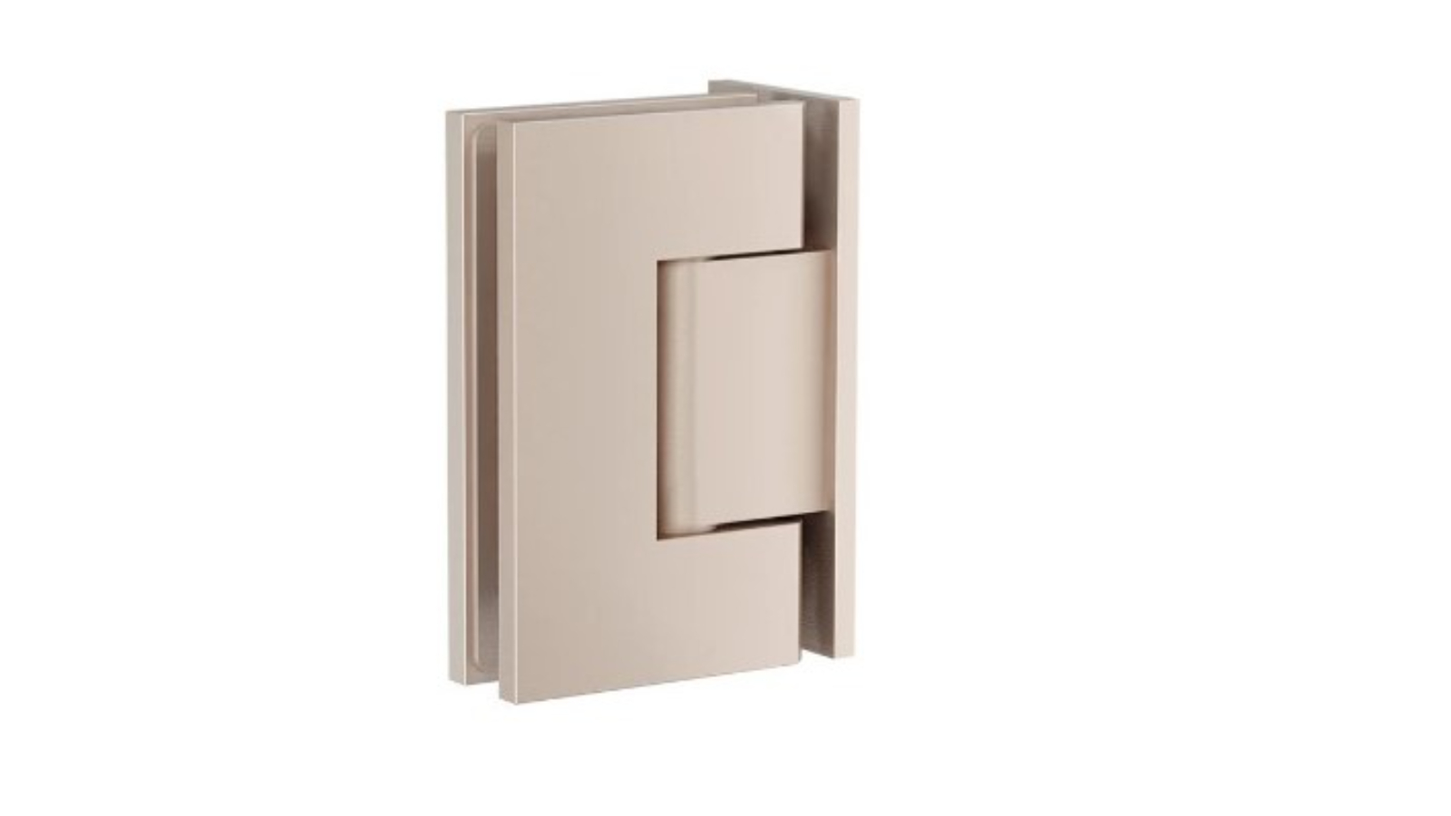 Meir Glass to Wall Shower Door Hinge - Champagne