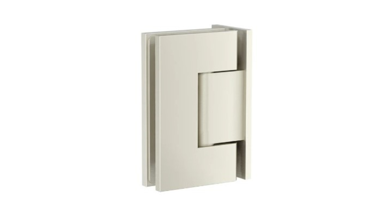 Meir Glass to Wall Shower Door Hinge - Brushed Nickel
