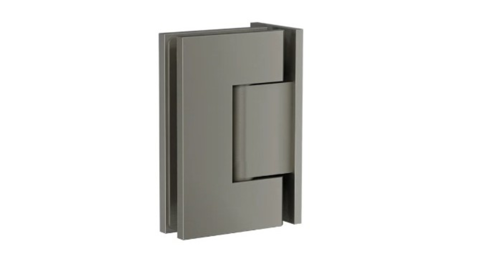 Meir Glass to Wall Shower Door Hinge - Shadow