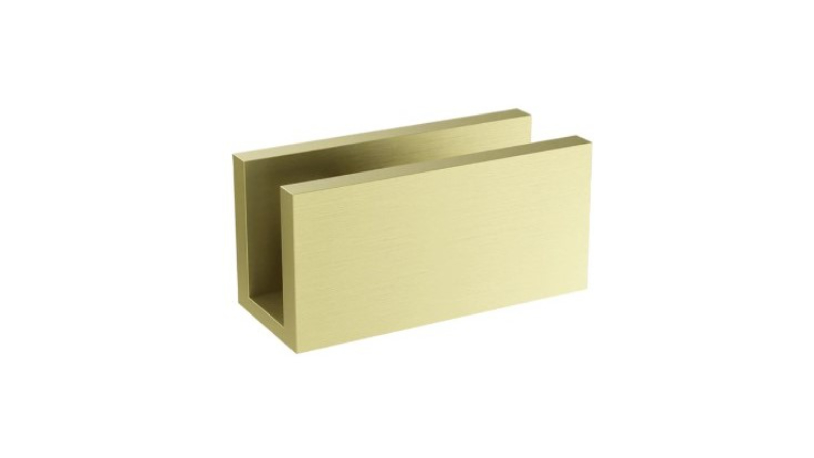 Meir Glass Fixing U Bracket - Tiger Bronze