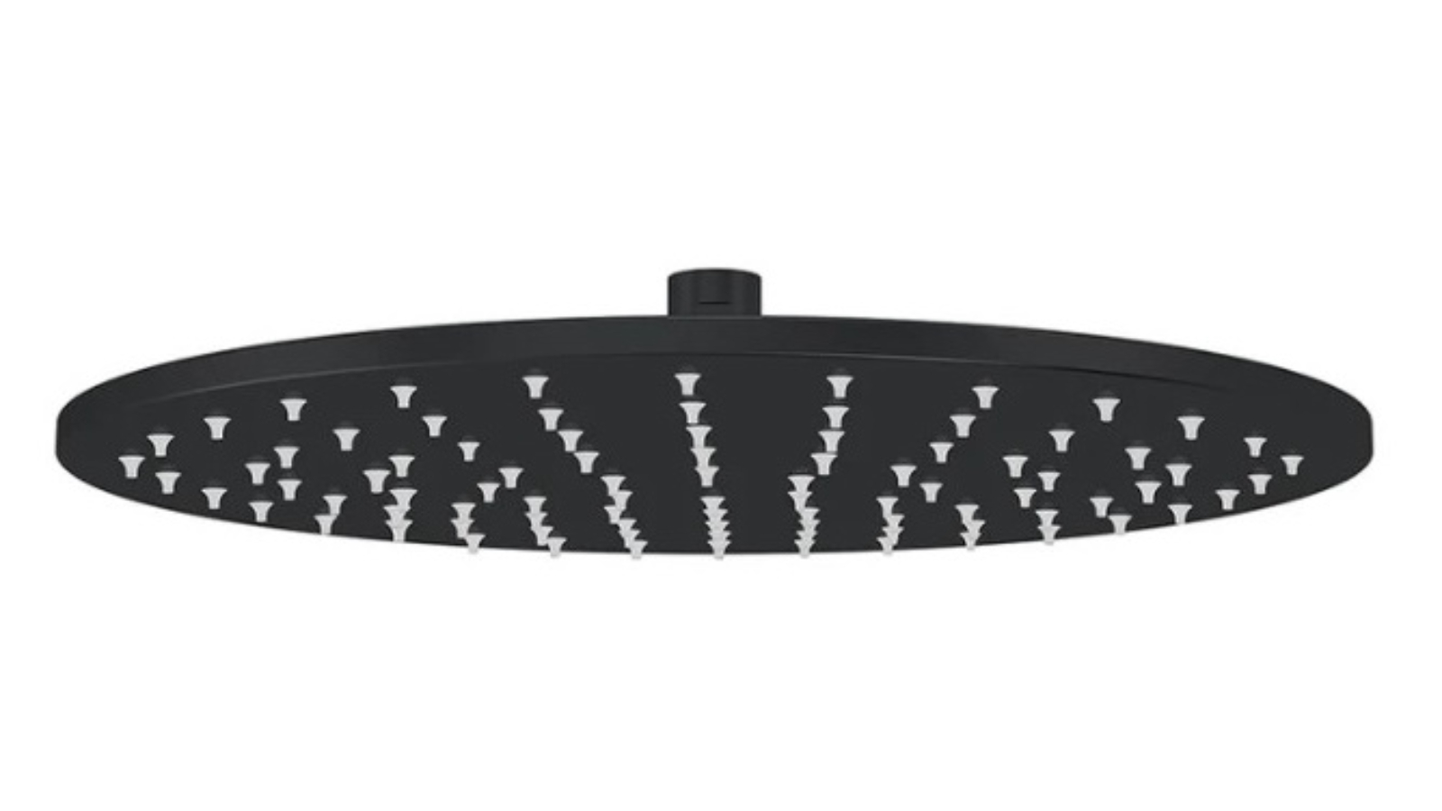 Meir 300mm Round Shower Rose - Matte Black