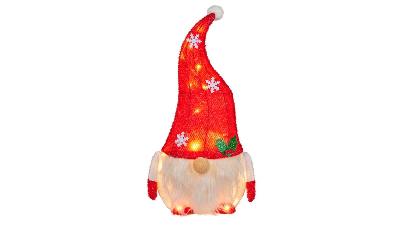 Klika Christmas Gnome Display with Light - 51cm