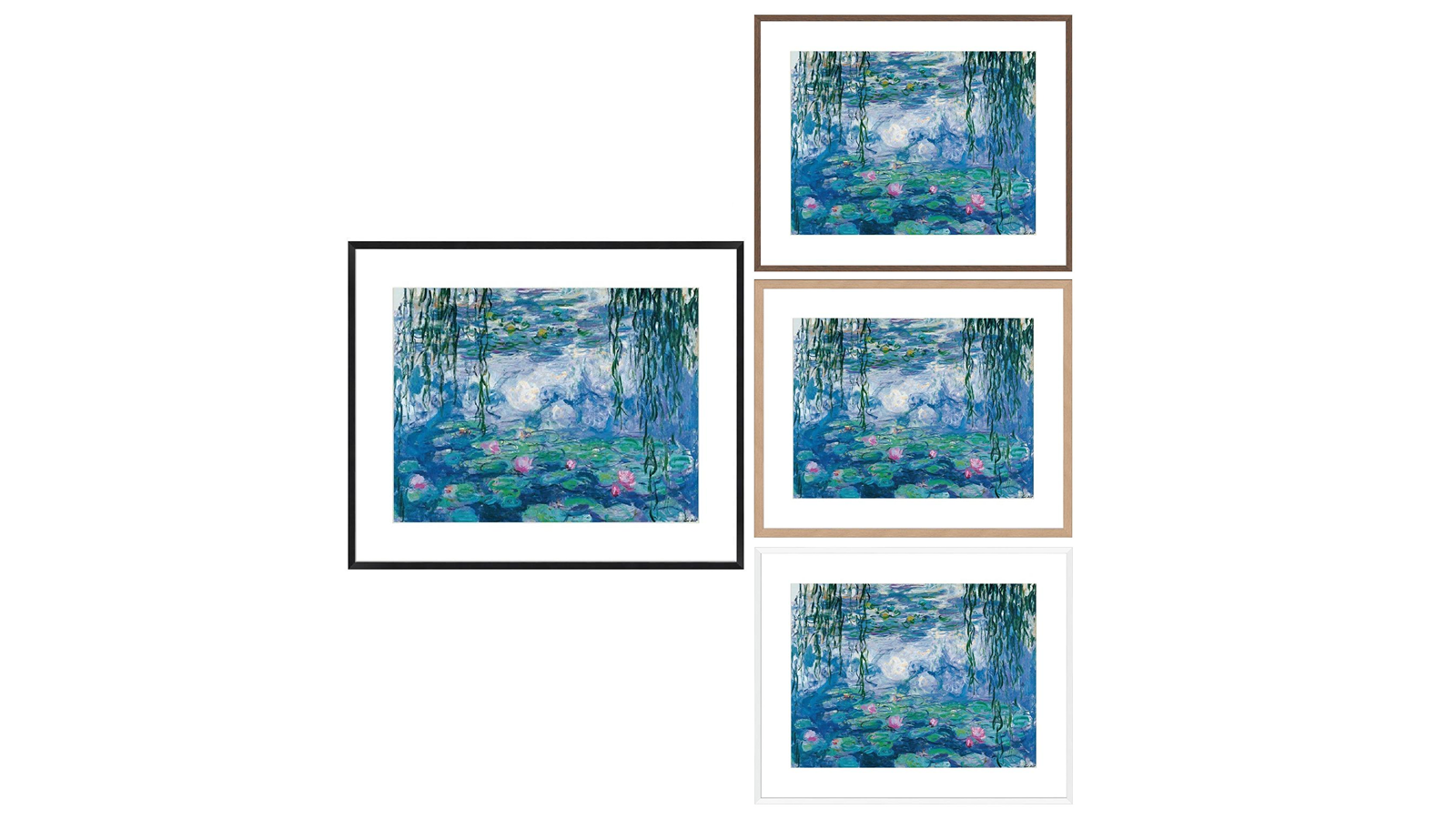 La Grolla Monet Nympheas II Frame Wall Art