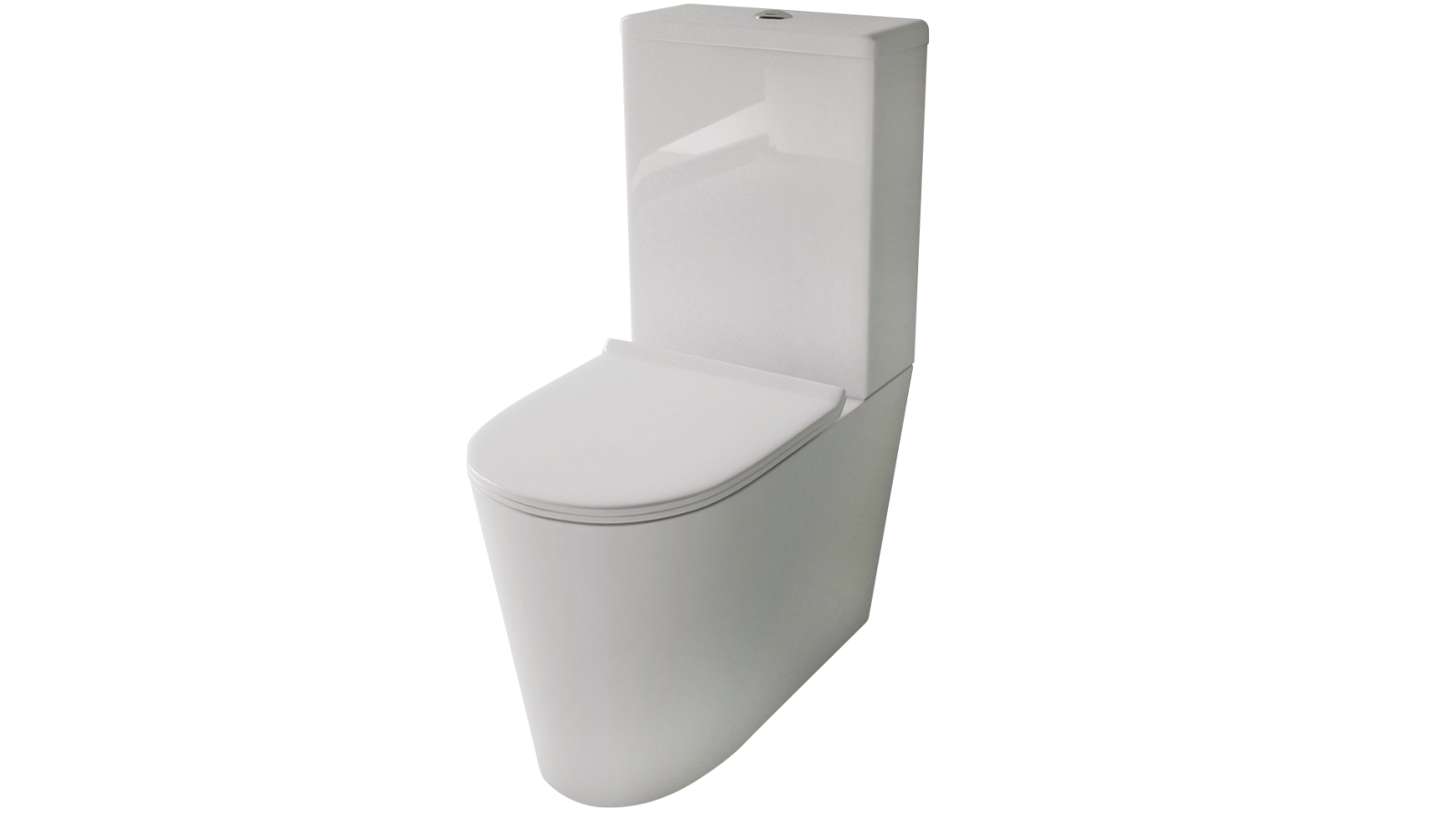 Rimless Wall Faced Toilet Suite Matte Black - Highgrove Bathrooms