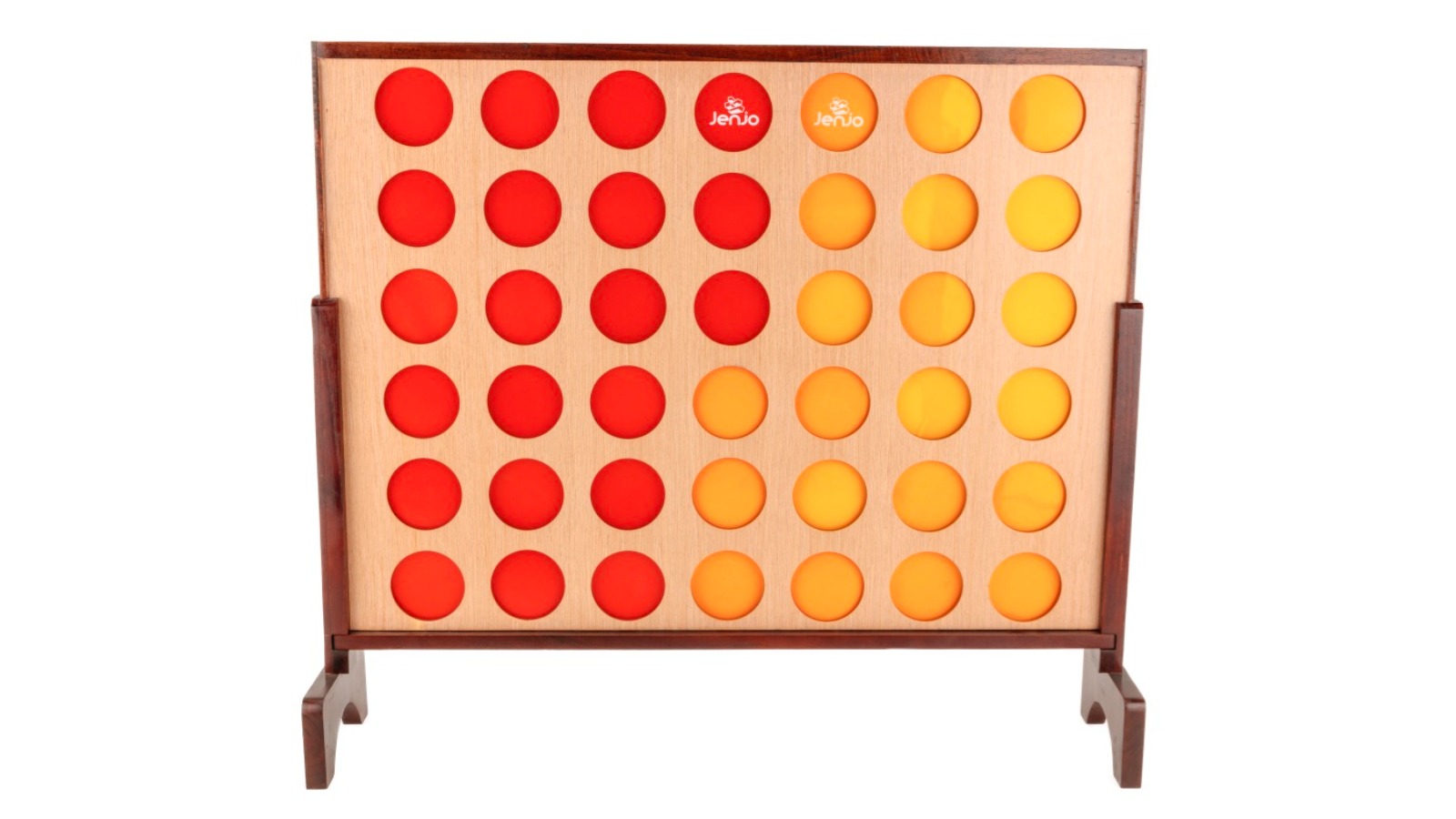 Jenjo Giant Four in a Row Hardwood Game Set