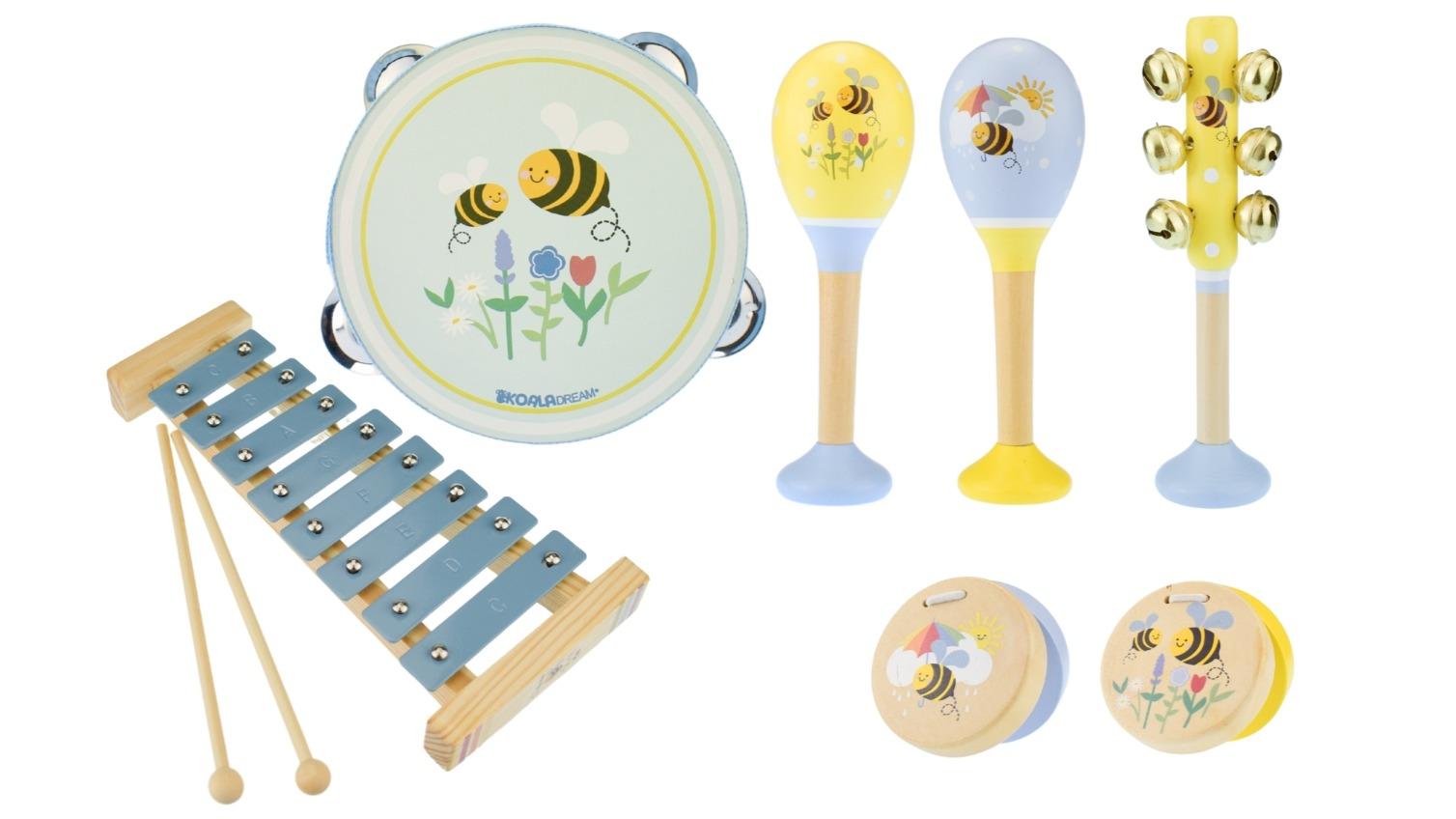 Koala Dream 7 Piece Buzzy Days Bee Musical Set
