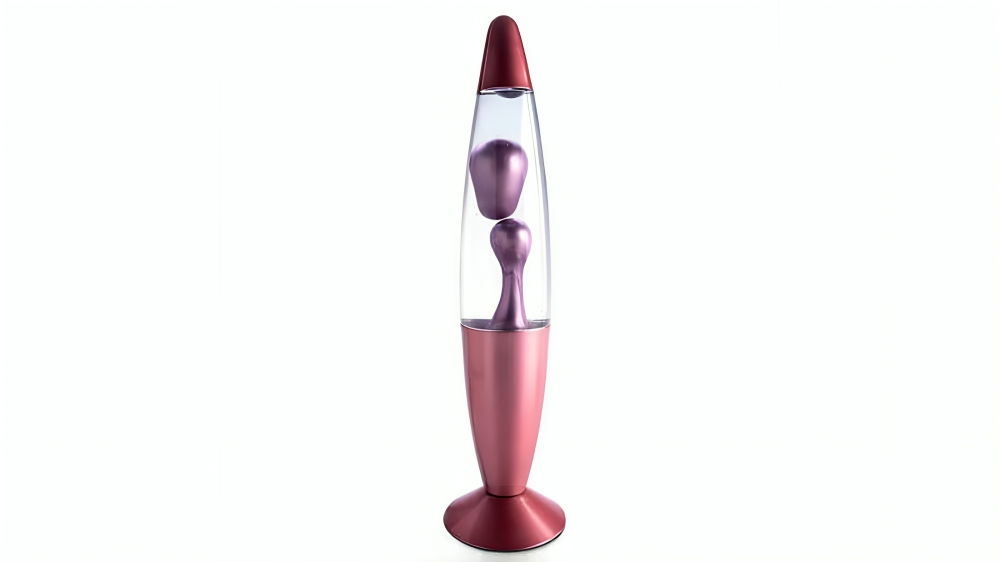Latest Buys Metallic Magma Motion Lamp - Pink