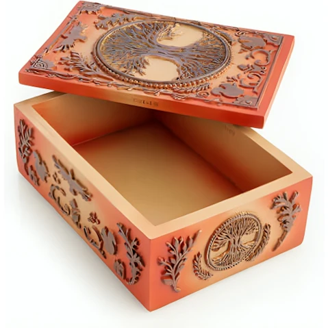 Latest Buys Tarot Storage Box - Tree of Life