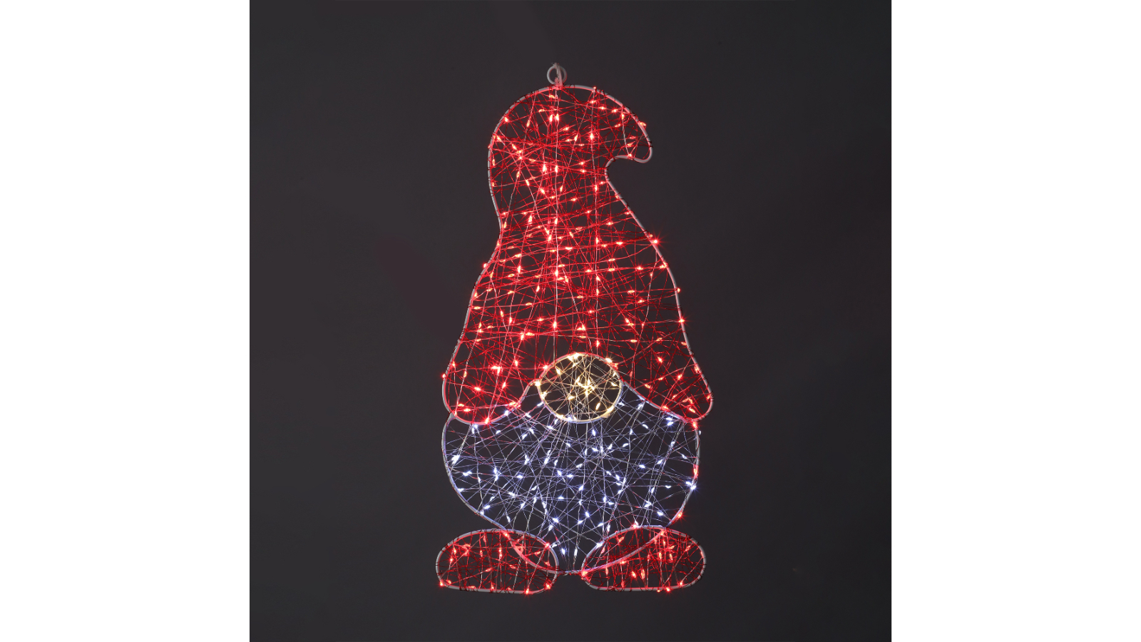 Lexi Lighting Outdoor Micr-LED Christmas Gonk Silhouette