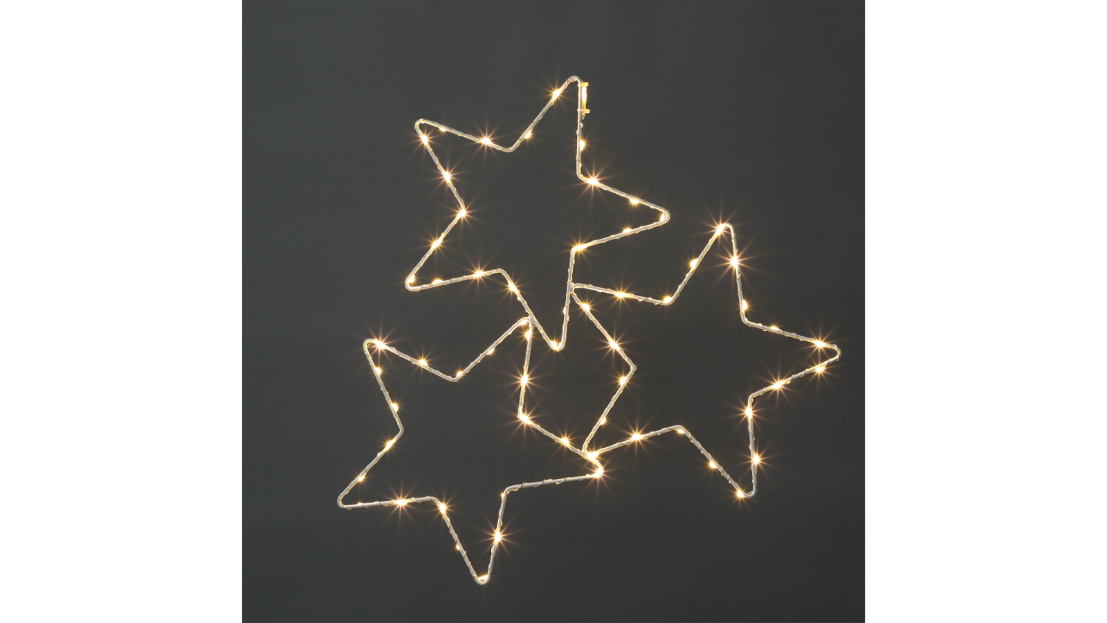Lexi Lighting 2D Lit 3 Hanging Stars