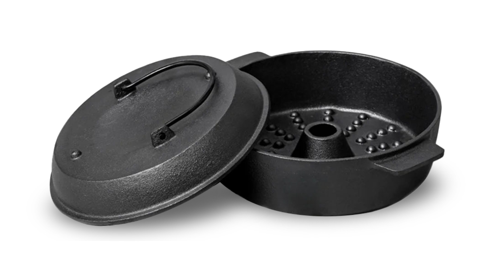 SOGA 28cm Cast Iron Dutch Oven Pre-Seasoned Cast Iron Pot with Lid