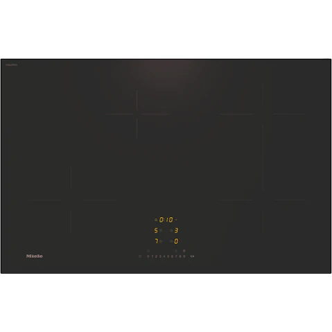Miele 80cm 4 Zone Induction Cooktop - Black