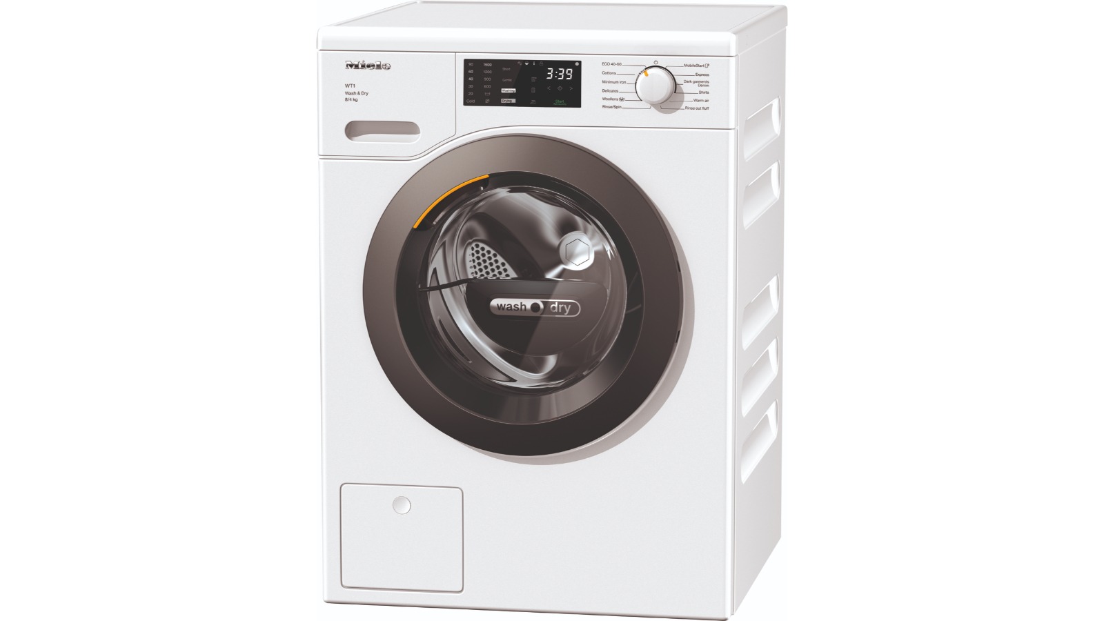 Miele 8kg/4kg WT1 PerfectCare Front Load Washer Dryer Combo - Lotus White