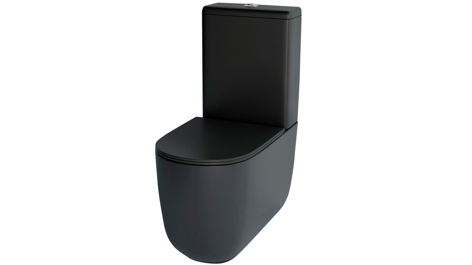 Studio Bagno Milady Back to Wall Toilet Suite - Matte Black